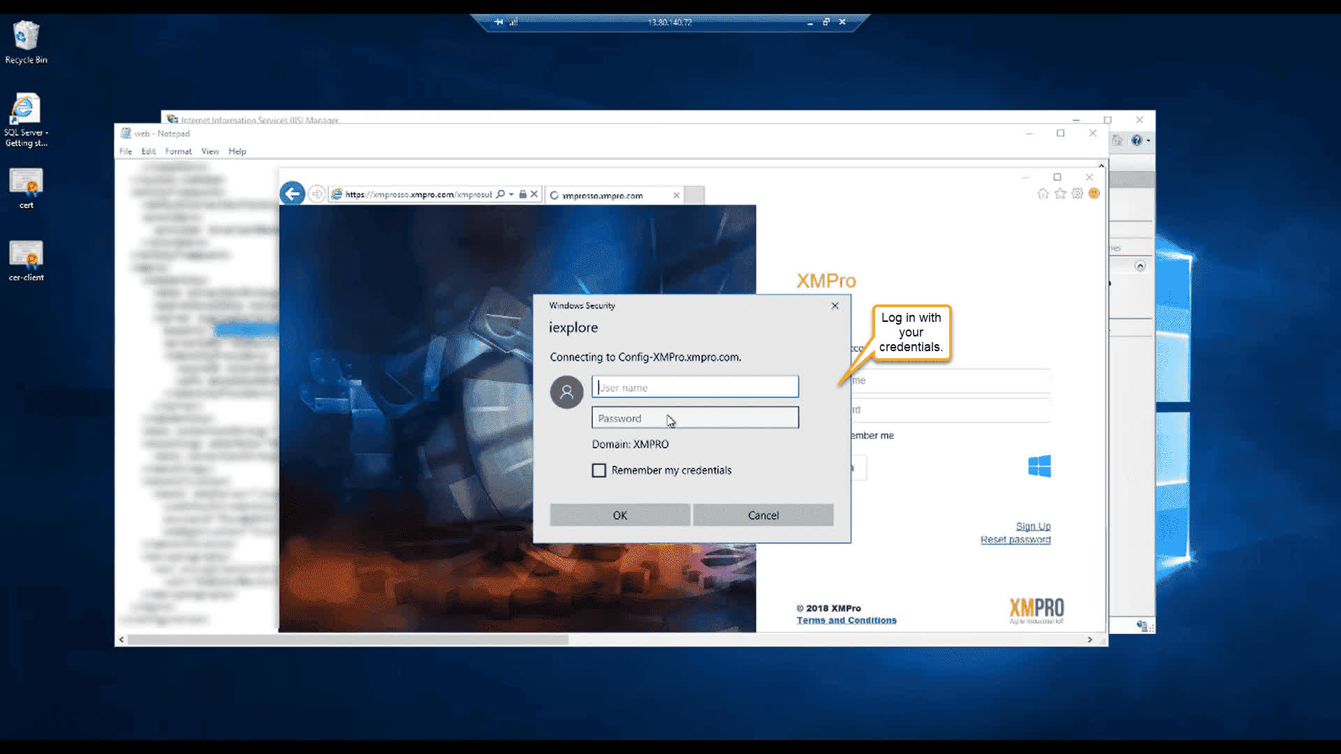 Add ADFS credentials