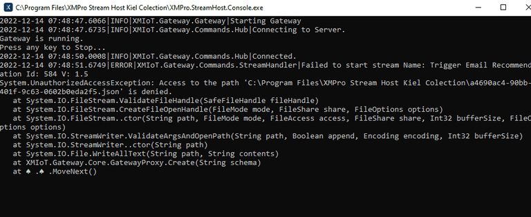 Access to path is denied