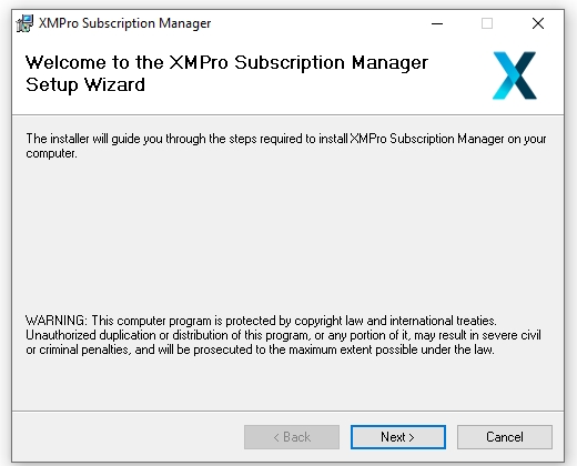 Subscription Manager Setup