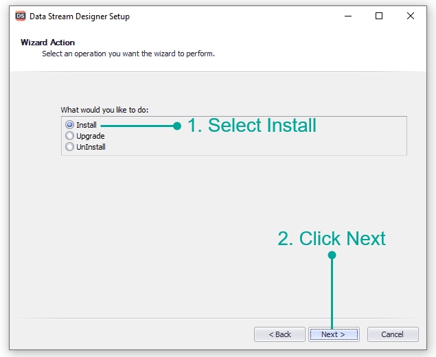 Choose Install