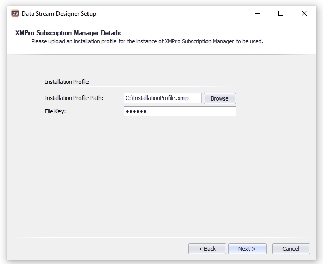 Installation Profile
