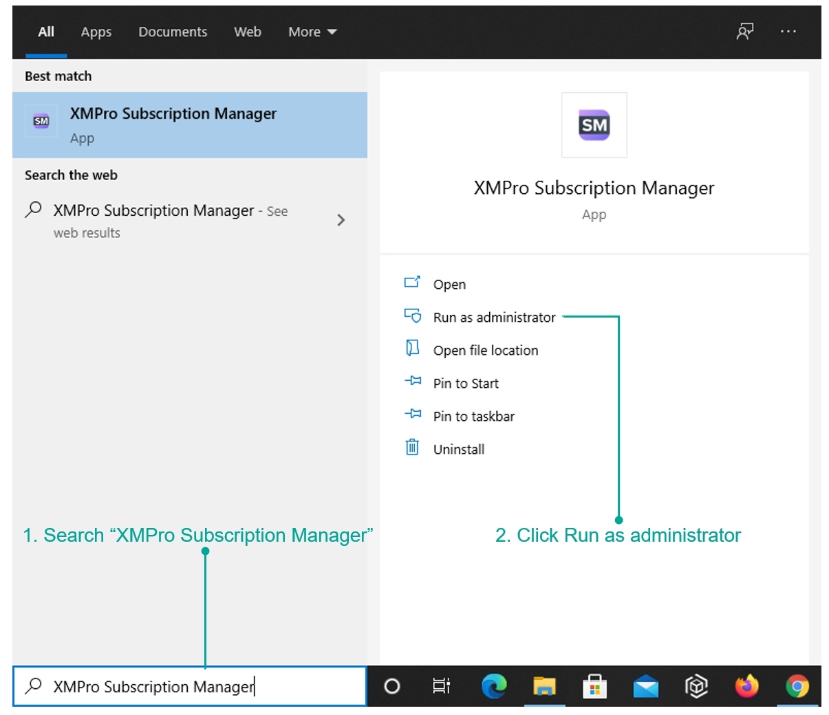 Run Subscription Manager