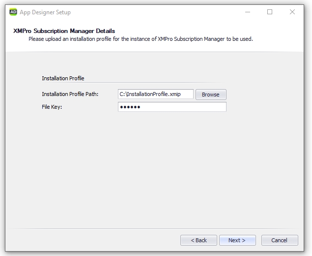 Installation Profile