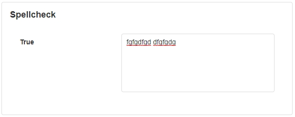 Spellcheck