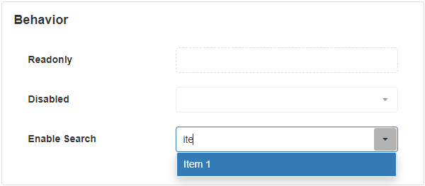 Enable Search