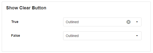 Show Clear Button