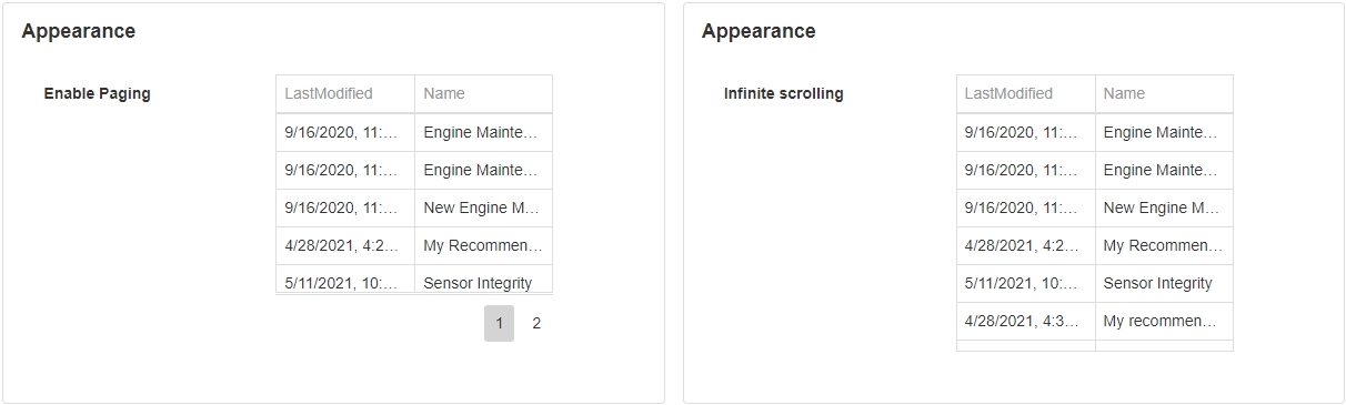 Enable Paging