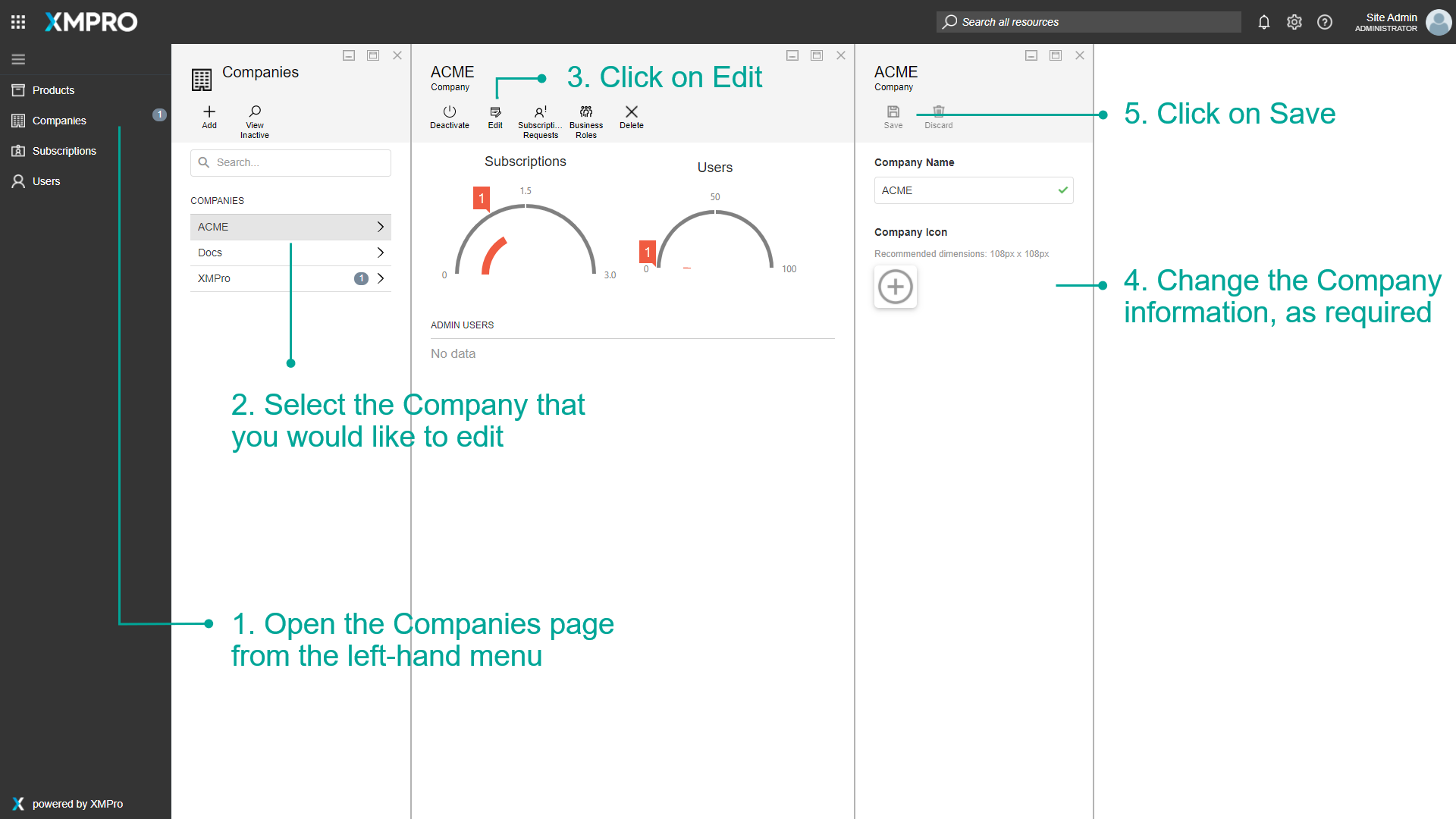 Company Logo Management