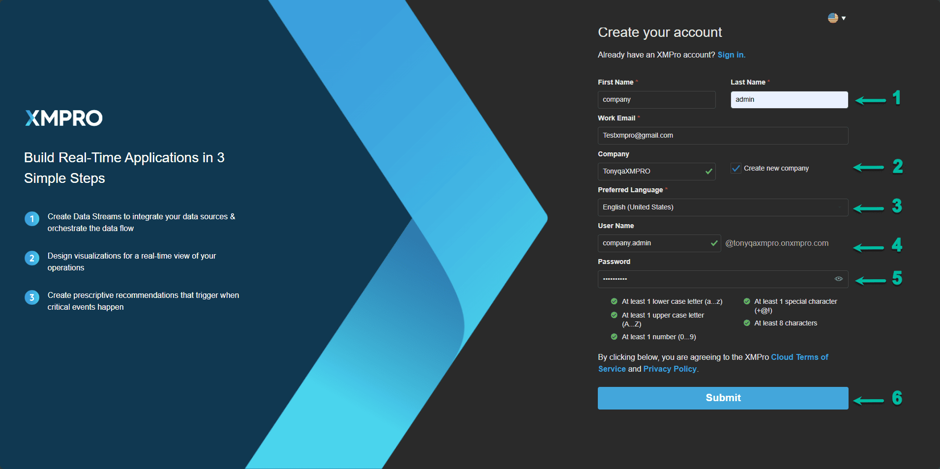 Company Registration Form