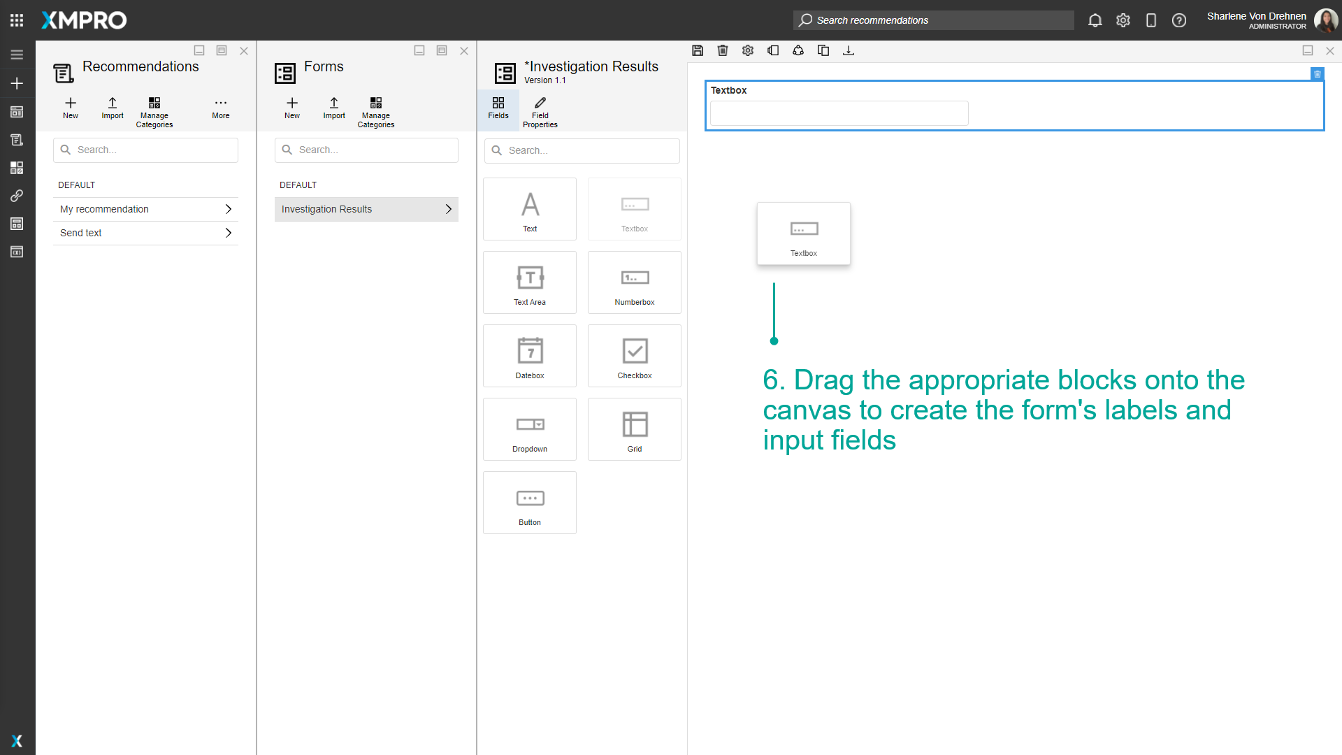 Form creation - step 3