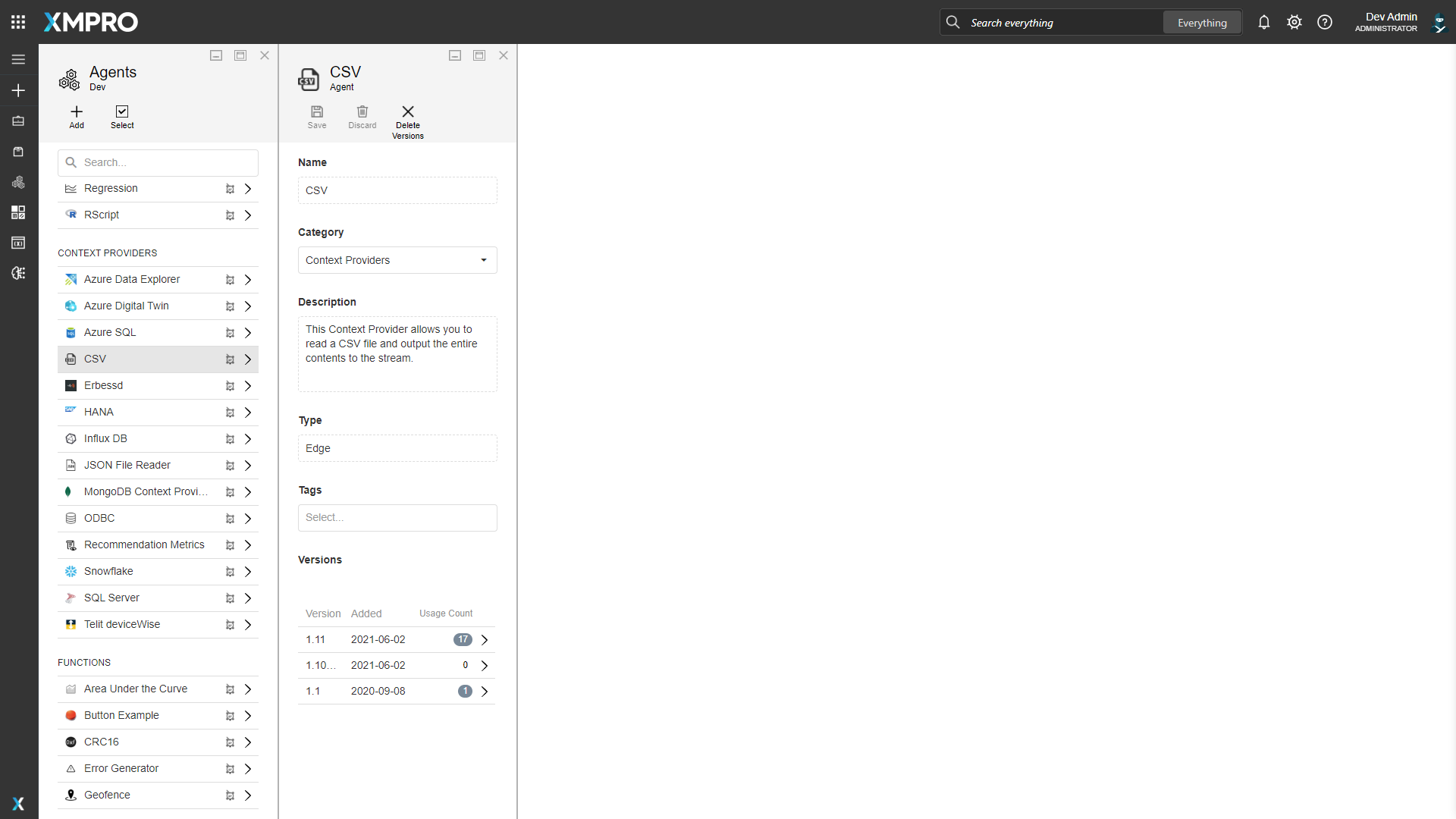 Fig 2. Agent properties