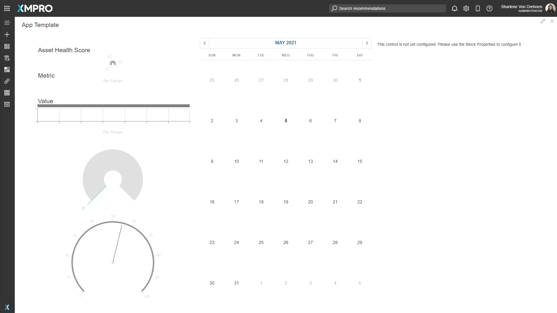 Preview of the launched page