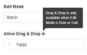 Drag and Drop Tooltip
