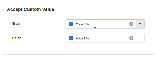 Accept Custom Value