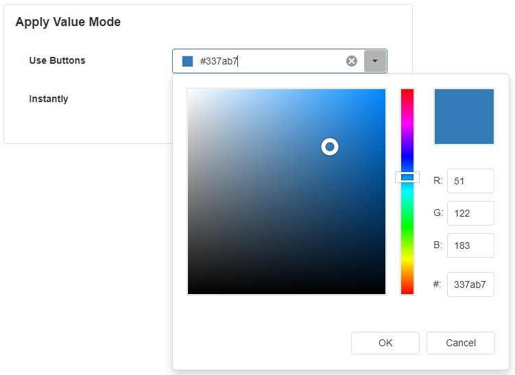 Apply Value Mode - Option