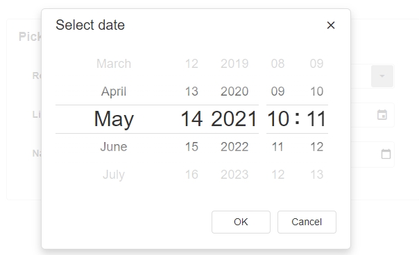 Picker Type - Default