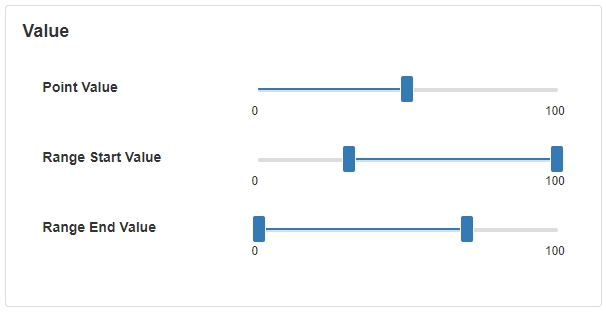 Range Start and End Value