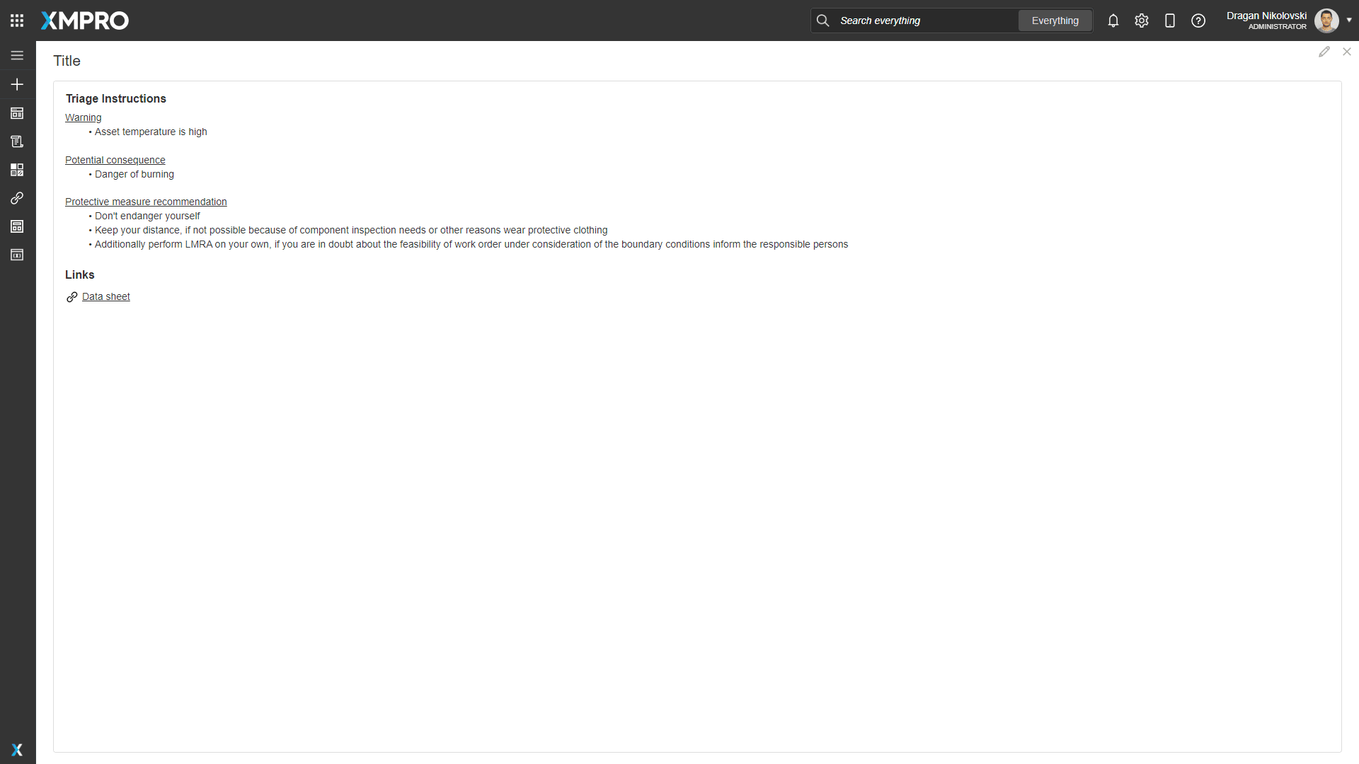 Triage data for an Alert