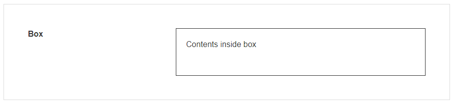 Box appearance properties