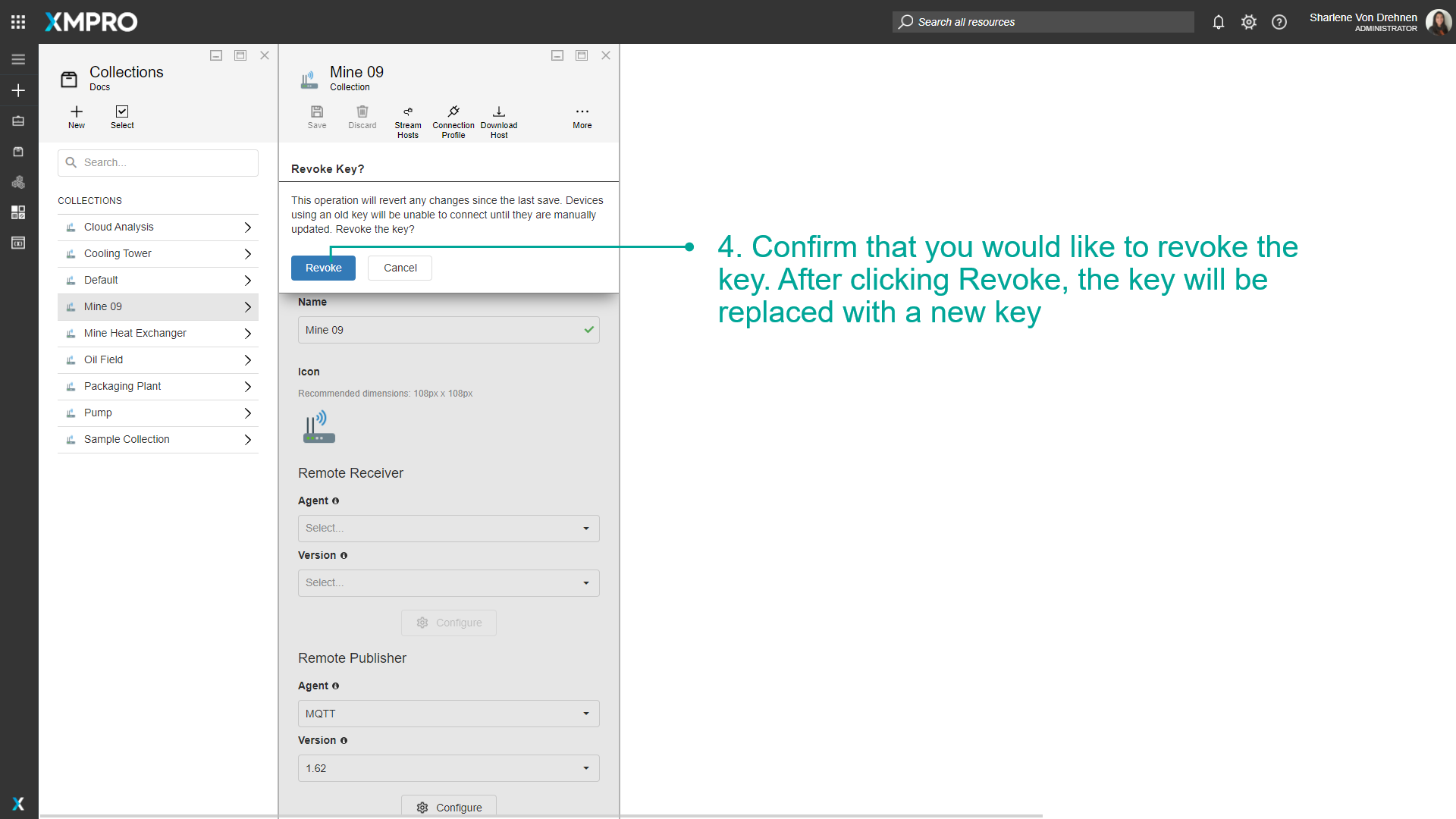 Confirming key revocation
