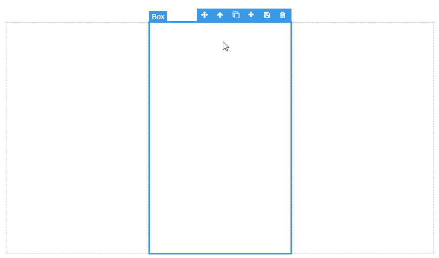 Adding a box to horizontal layout