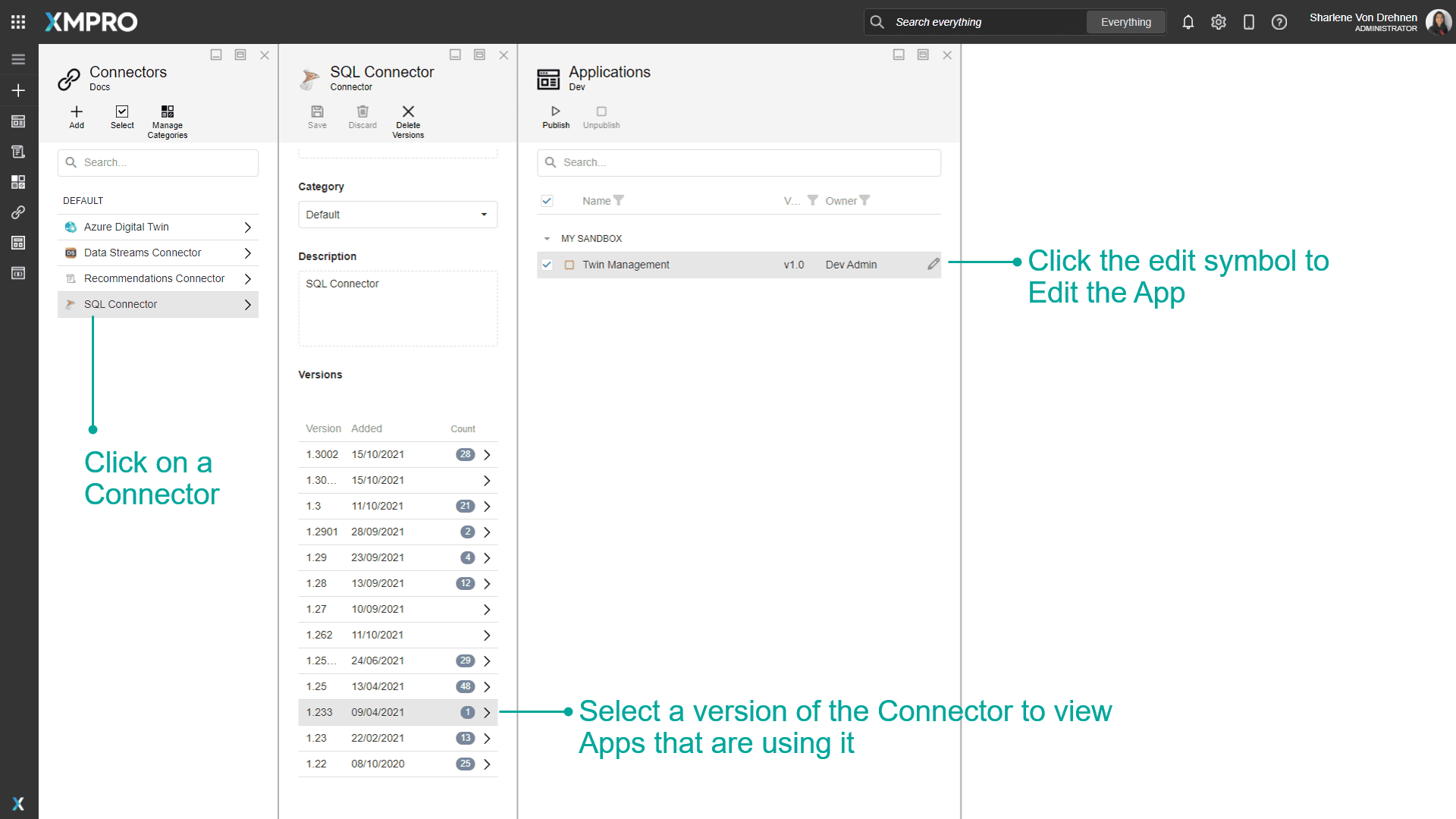 View and Edit Applications