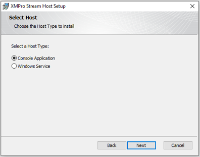 Deploy Stream Host