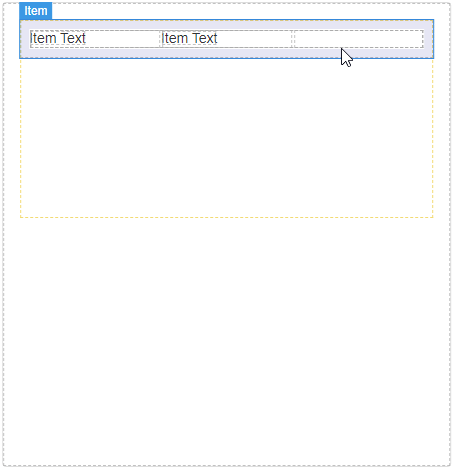 Adding items to a templated list