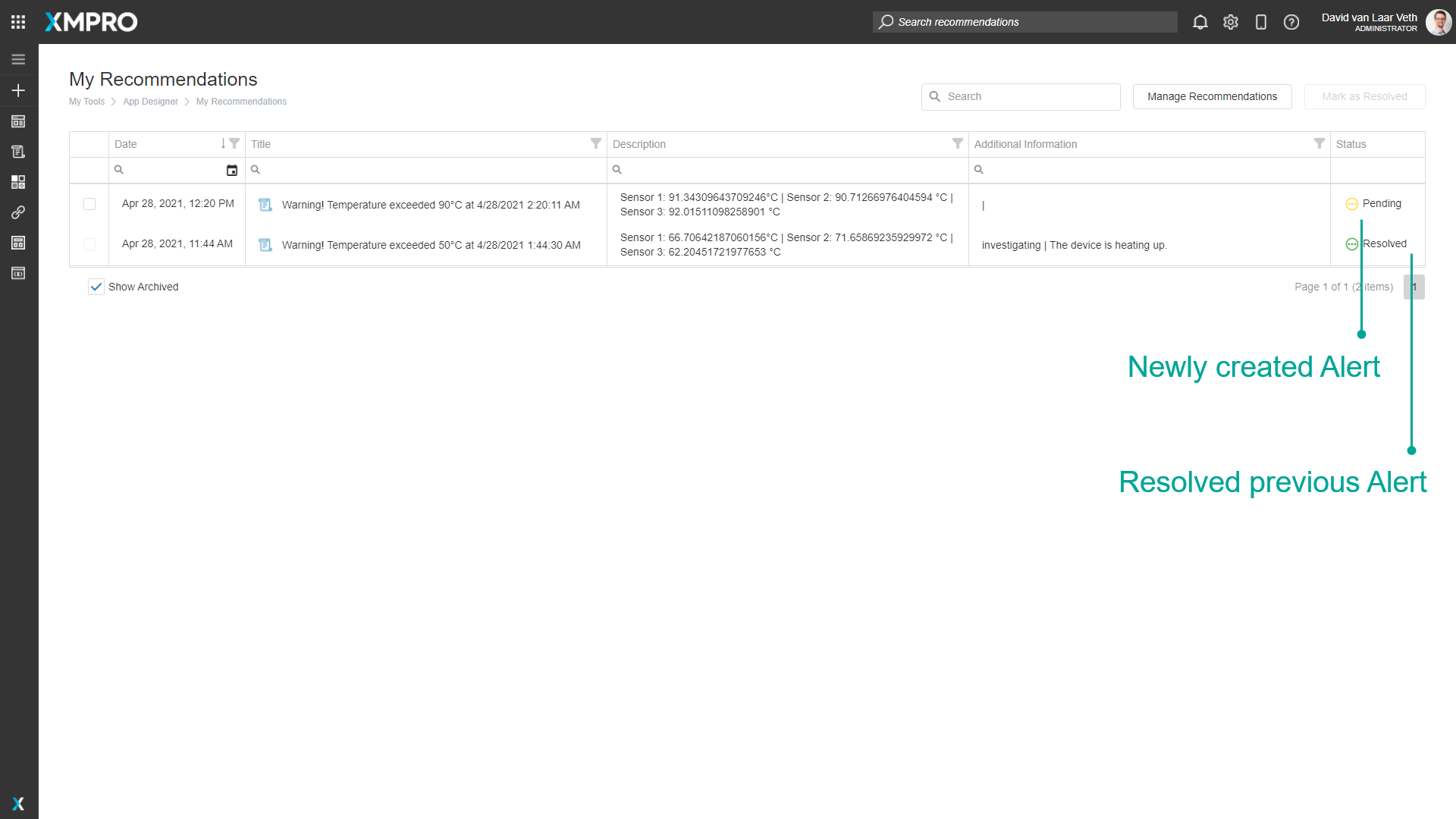 Previous Alert Auto-Resolved