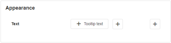 Toolbar item text