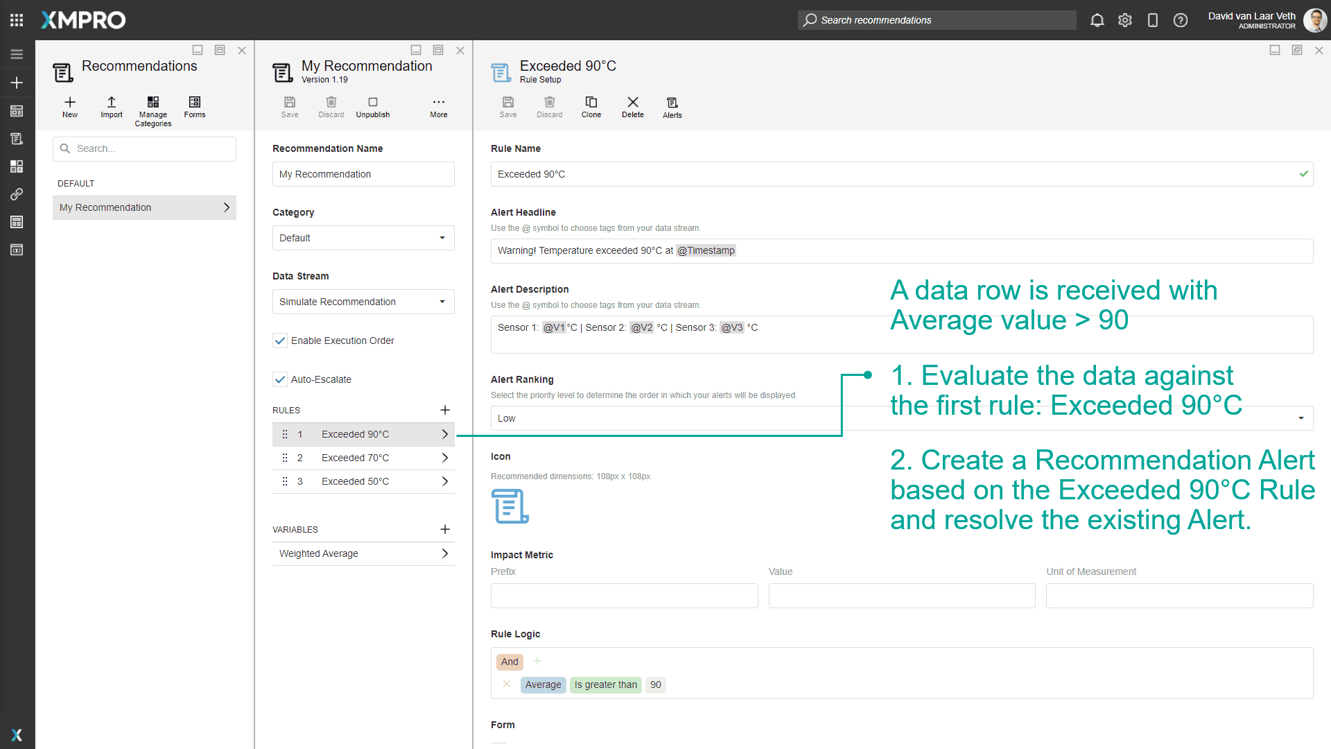 New High Priority Alert Created