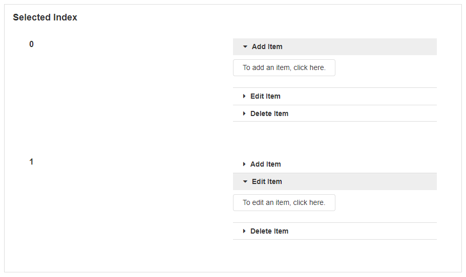 Selected Index property