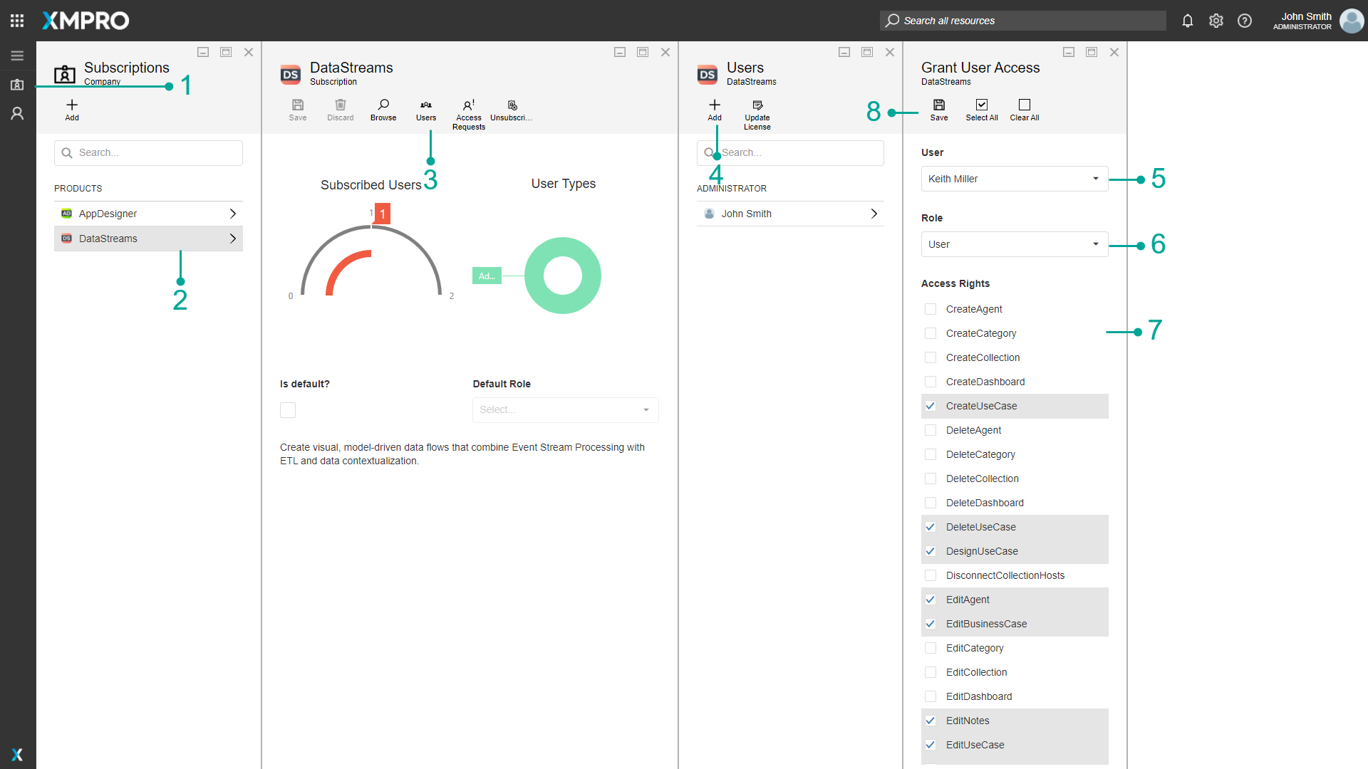 Adding Users to a Subscription