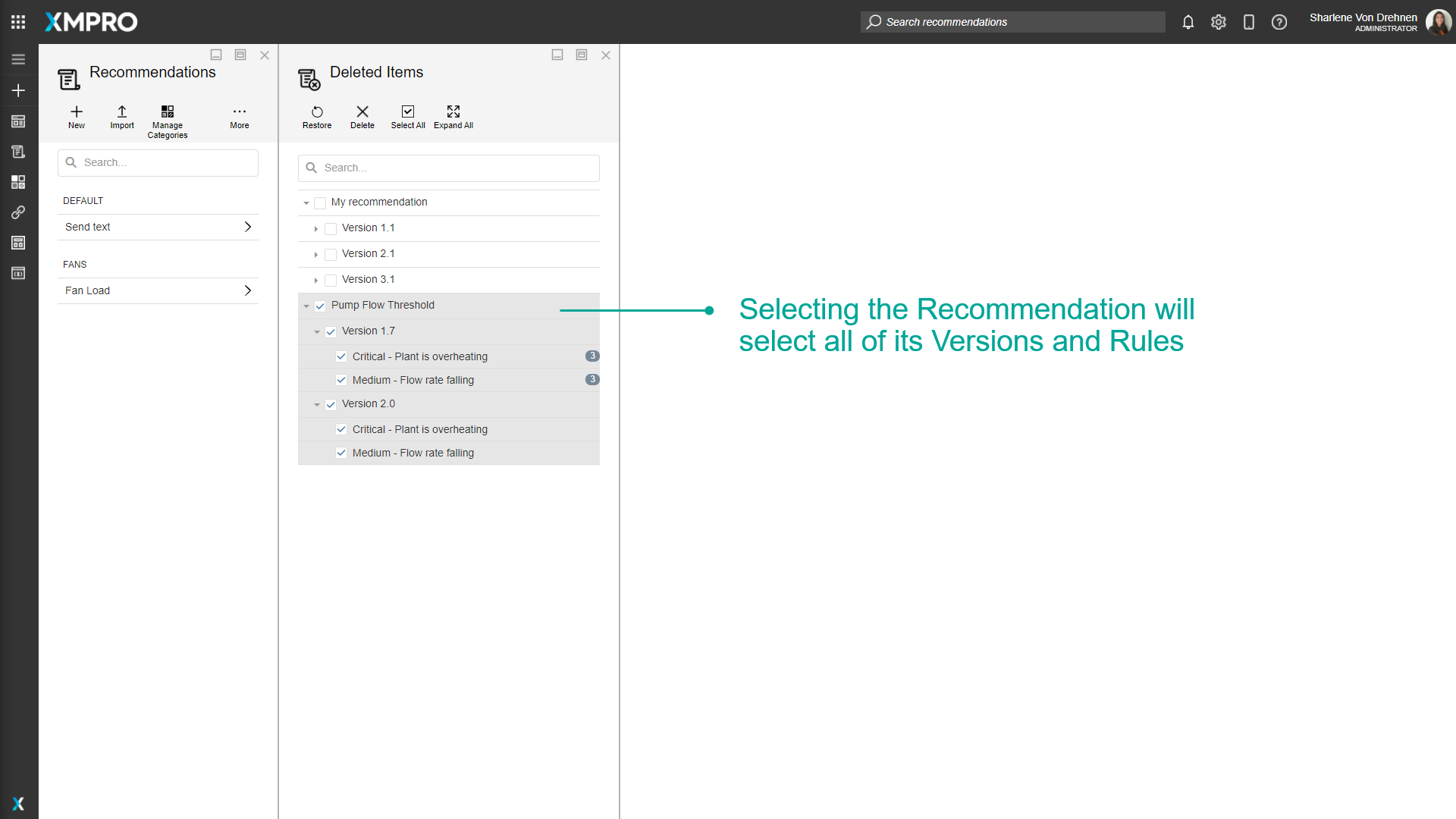 Select Recommendation