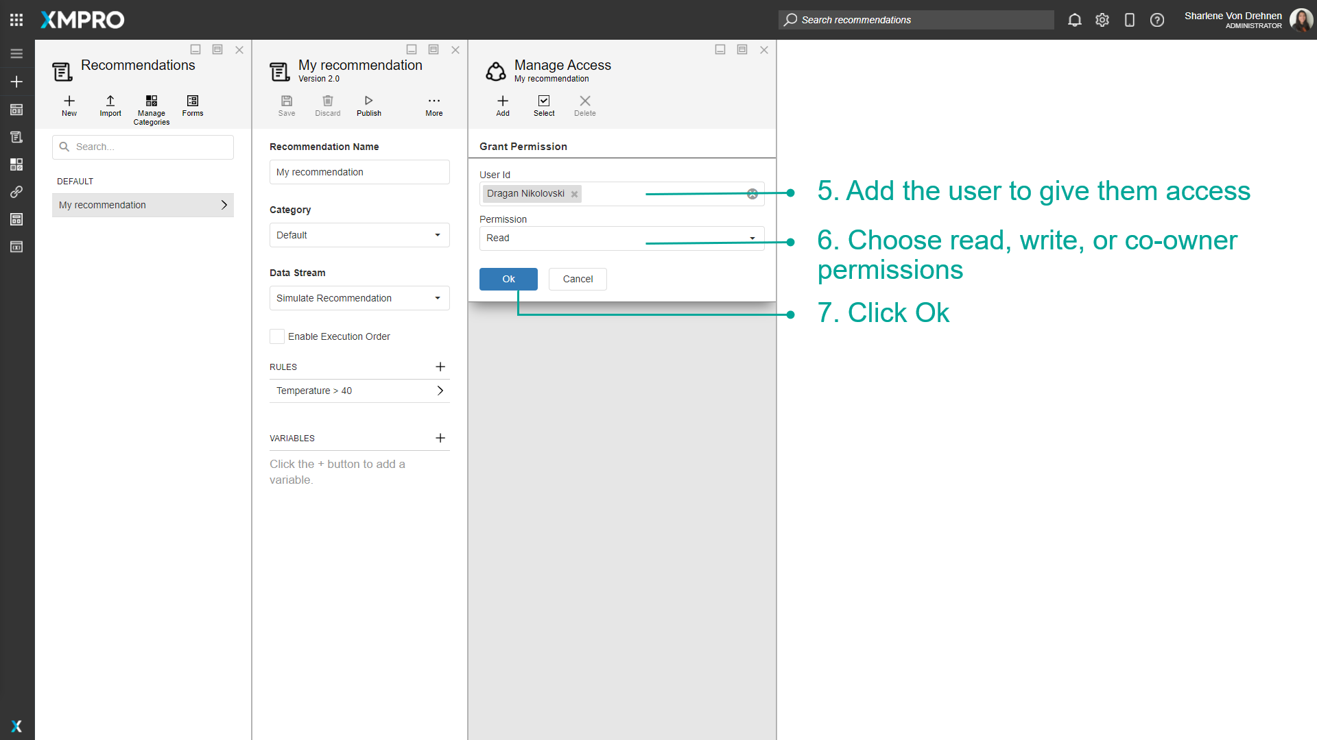 Adding user permissions
