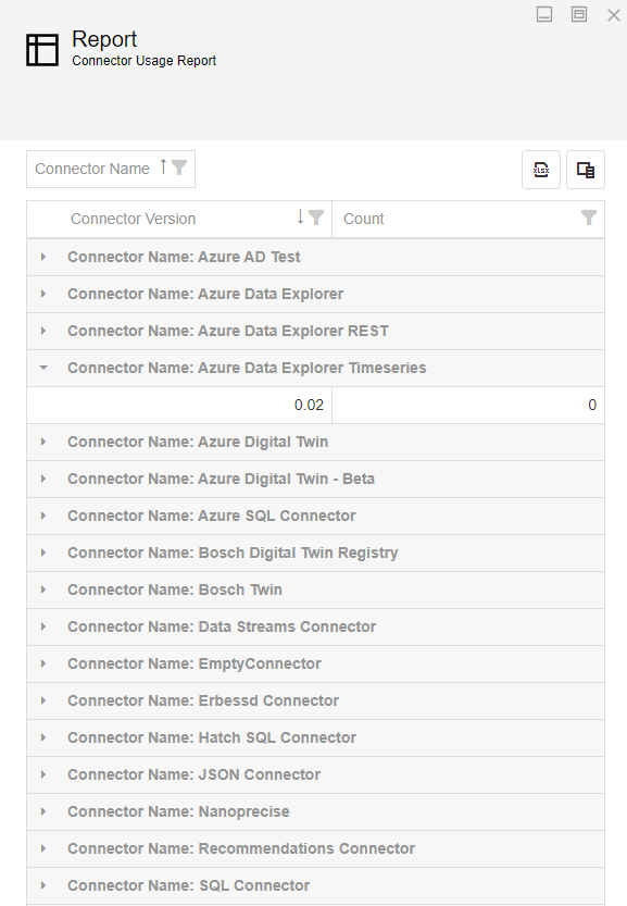 Fig 2: Example App Designer Report