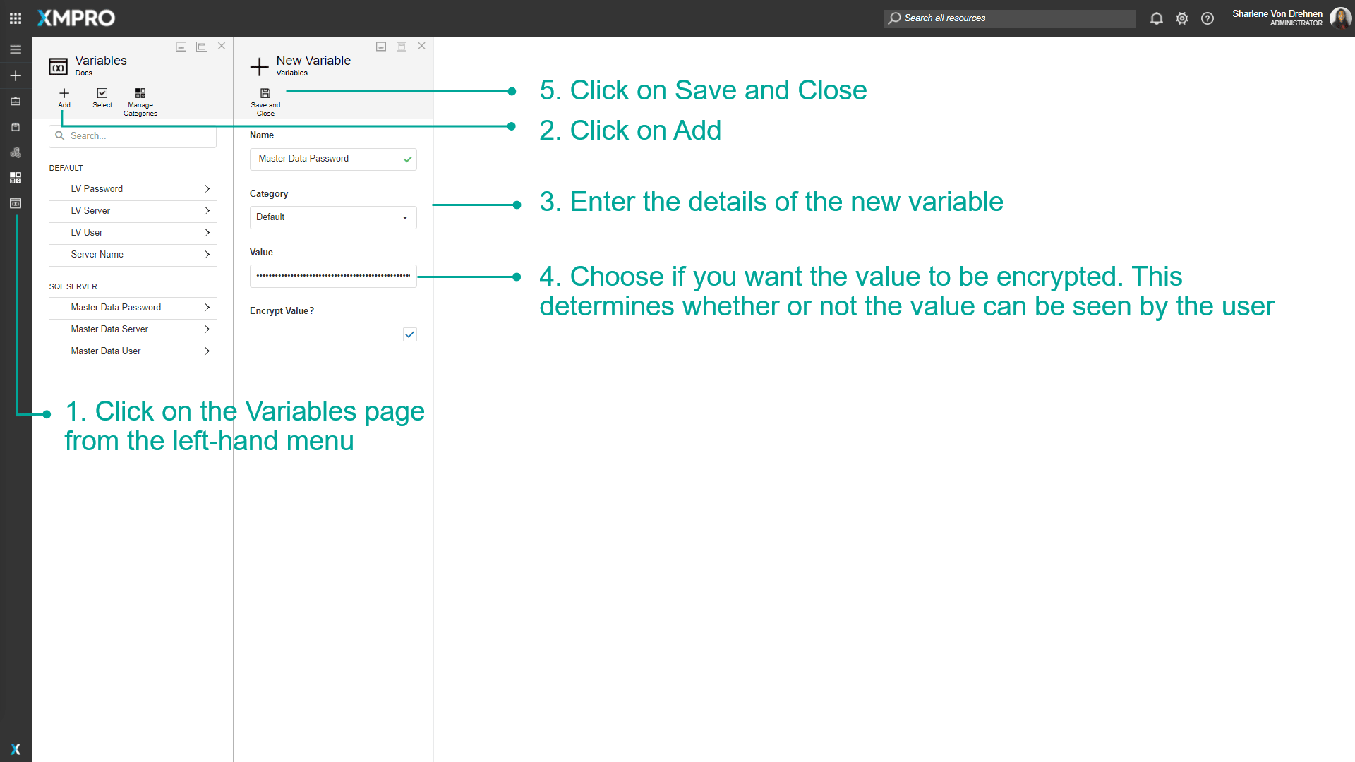 Adding a new Variable