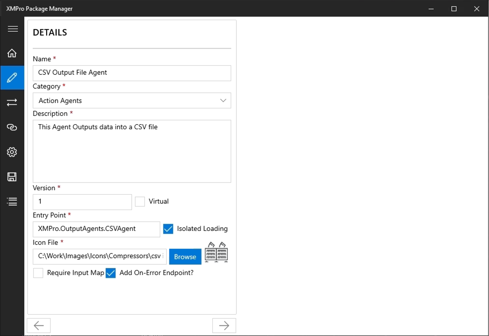 Package Manager Details