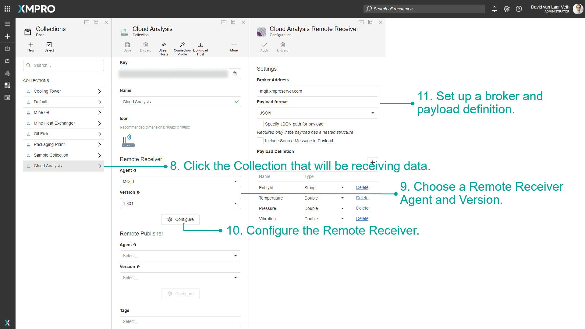Remote Collection Configuration Step 2