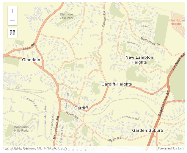 Streets base map thumbnail