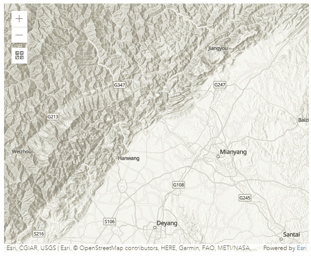Topography base map thumbnail