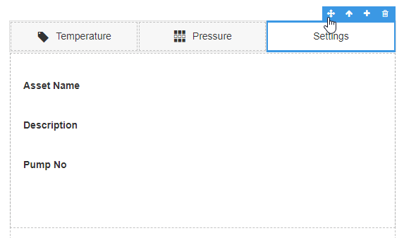 Reordering tabs