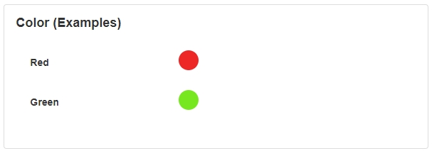 Indicator Color