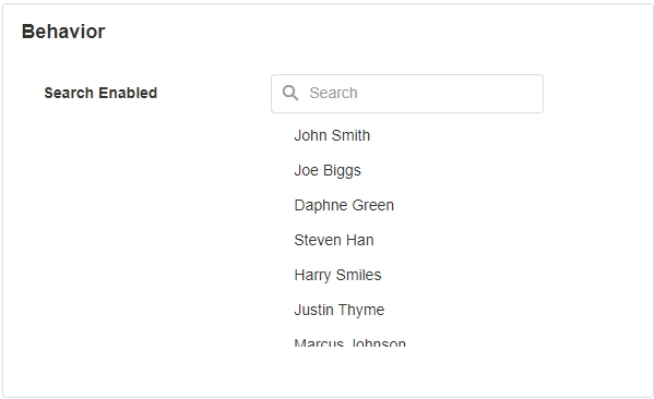 Search Enabled