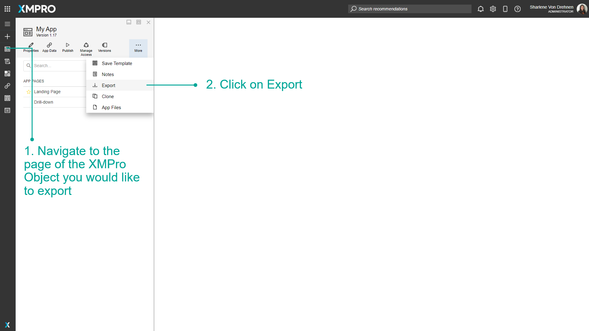 Export Step 1