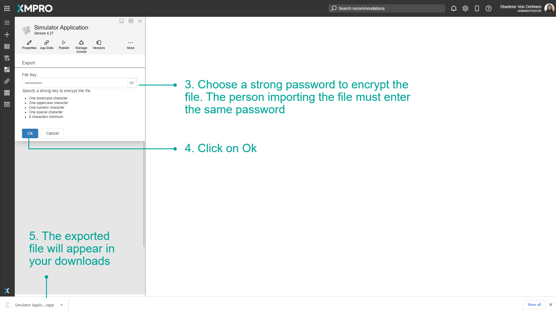 Export Step 3